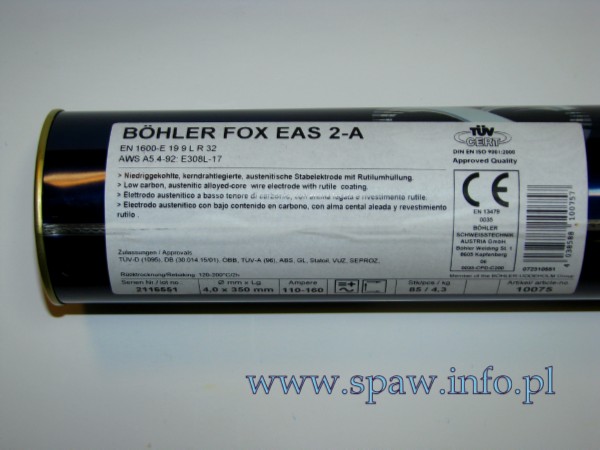 BOHLER FOX EAS 2-A ø4.0 mm